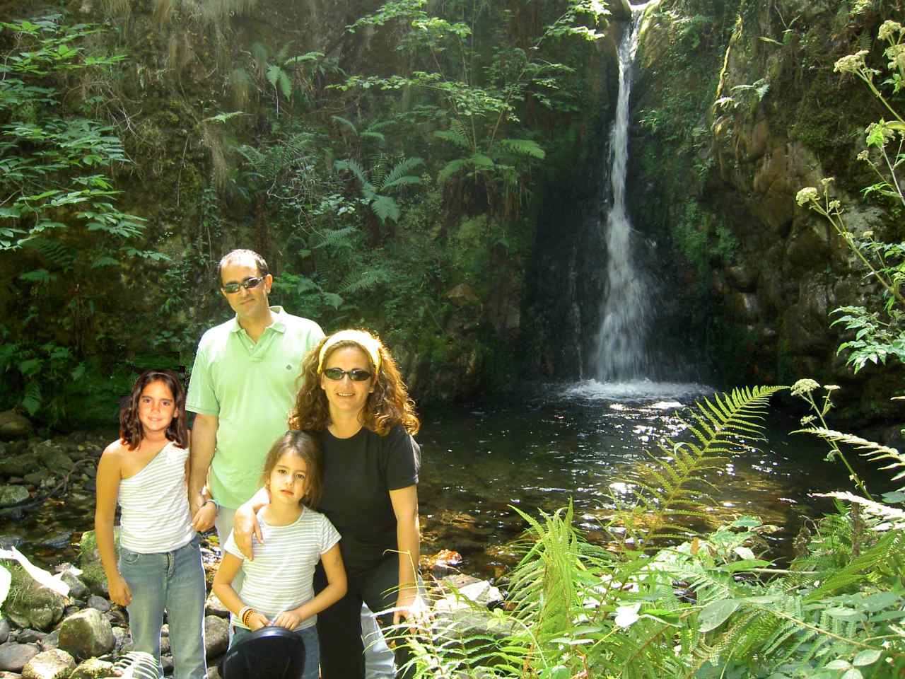 Con mi familia en Asturias en el verano de 2.005.