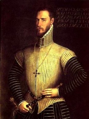 Don Gonzalo Chacón, retrato de autor anónimo, propiedad de los Duques de Alba, que se conserva en el palacio de Miraflores, en Valladolid.