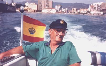 Navegando en la bahía de Algeciras, año 2.000.