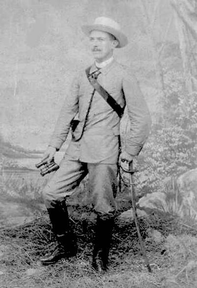 Teniente en la guerra de Cuba, ao 1.896.